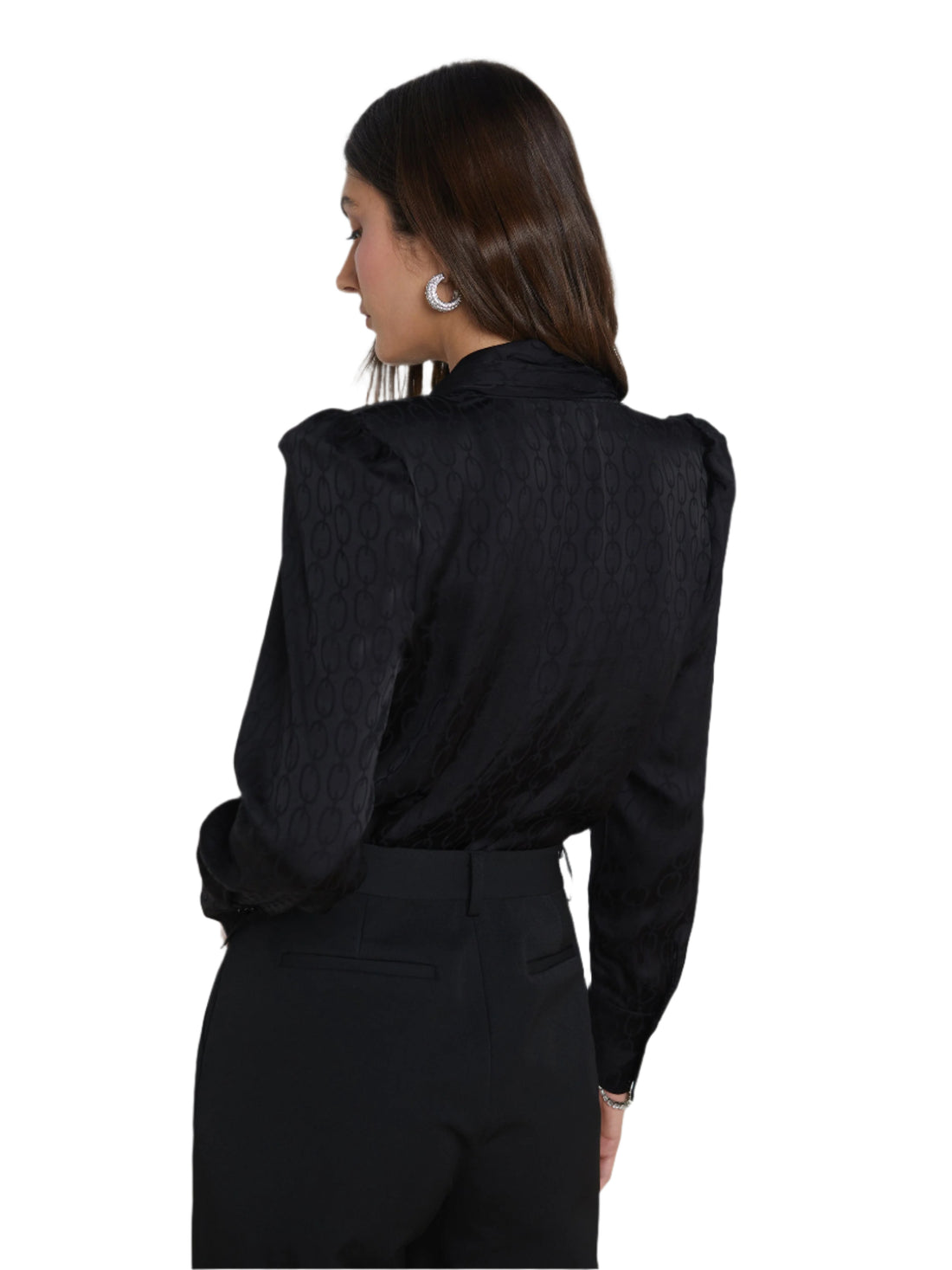 L'Agence Cambria Tie-Neck Blouse- XS