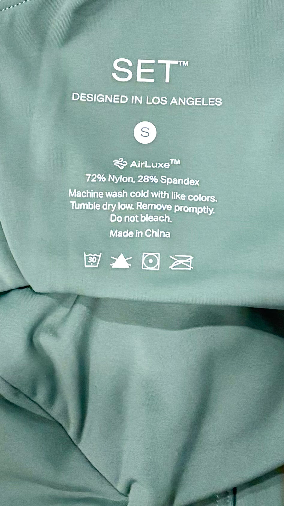 Set Active Breathe Contrast Wrap Bra - S