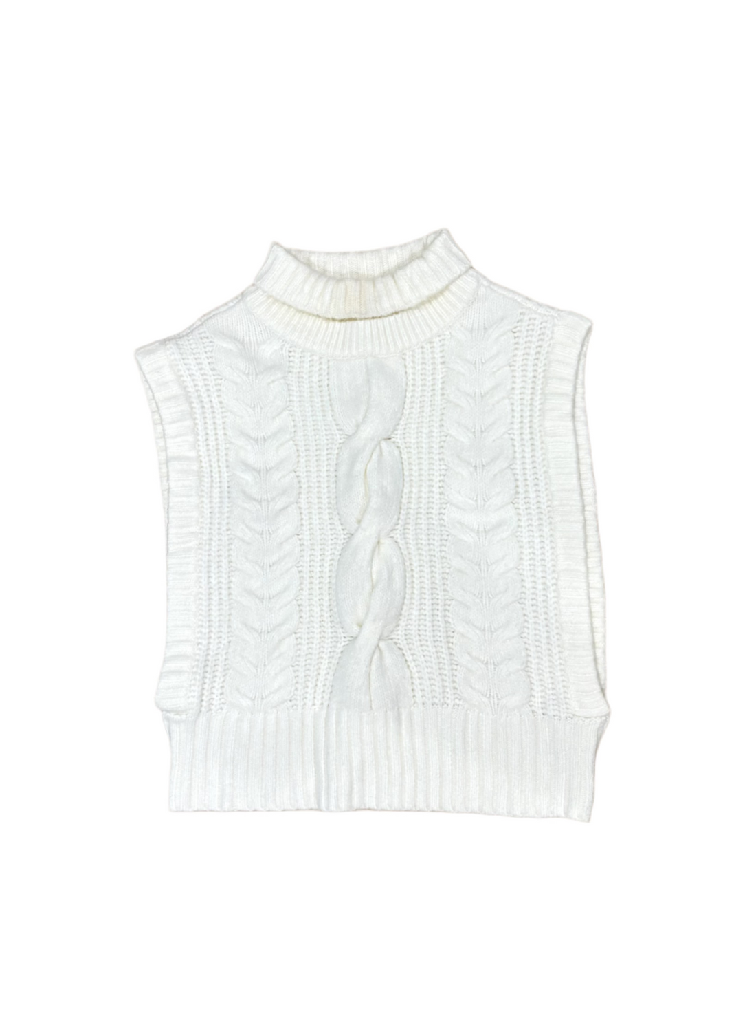 House of Harlow Cable Knit Sweater Vest - S