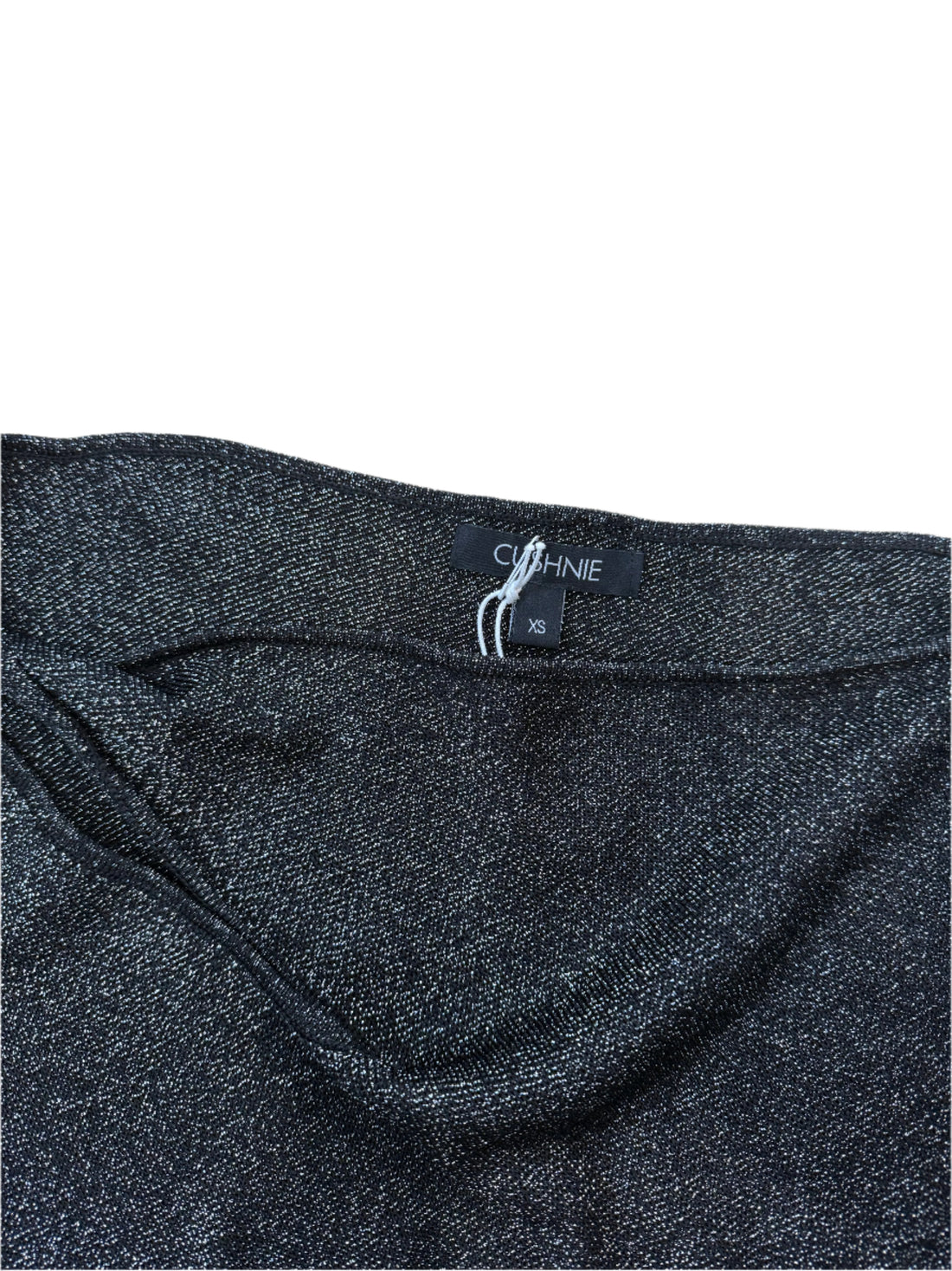 Cushine Long Sleeve Knit Top with Twist Detail- XS