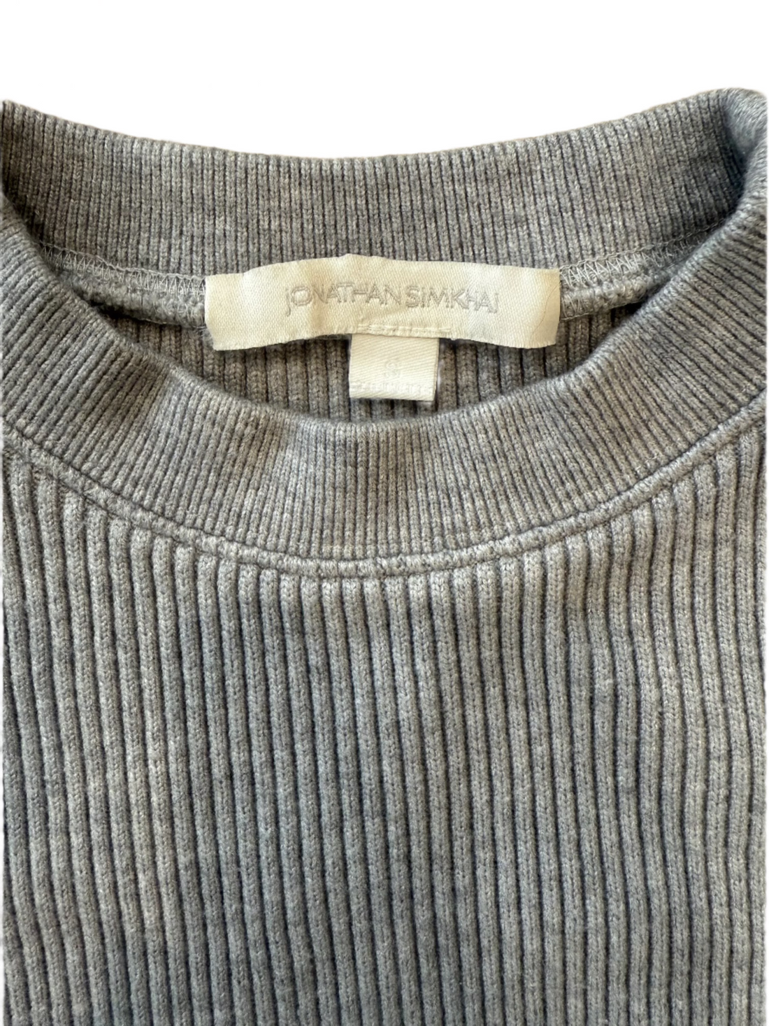 Jonathan Simkhai Levy Ribbed-knit Sweater- S