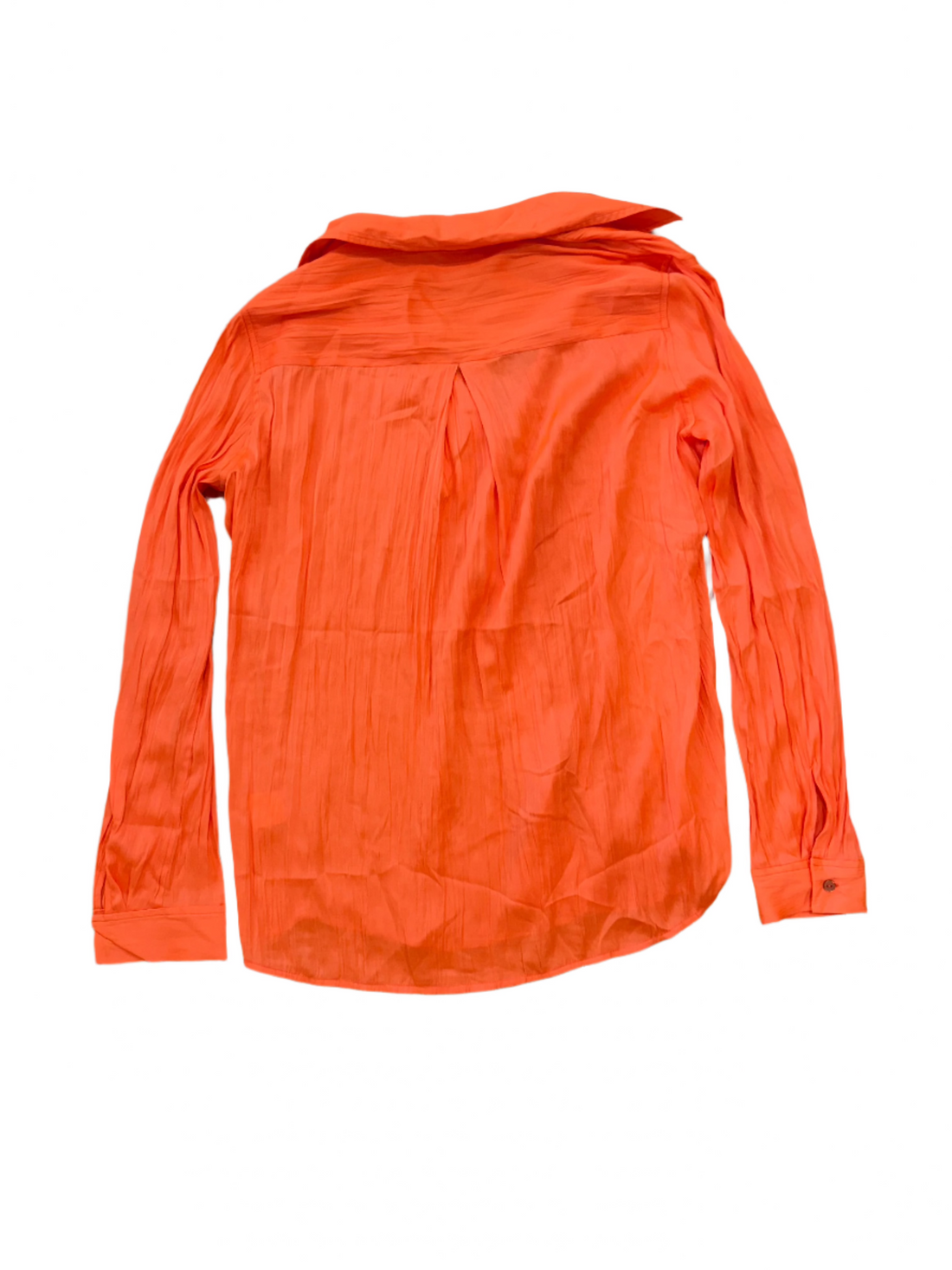 L'Agence Nina Long Sleeve Blouse Neon Tangerine- XS