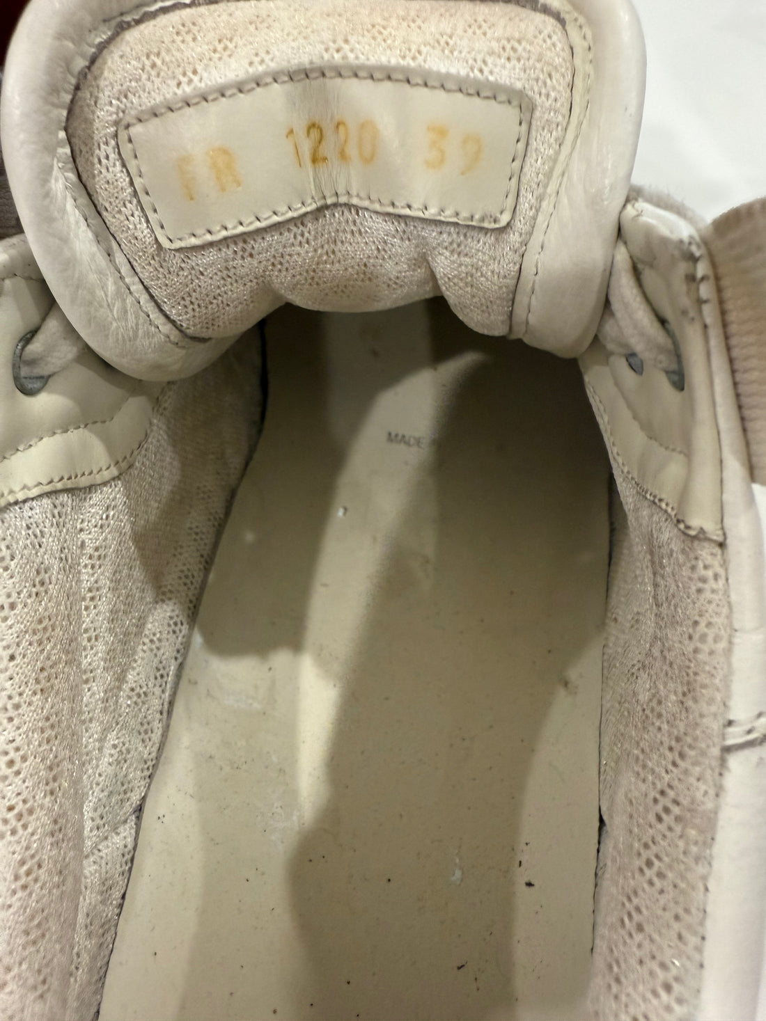 Givenchy White Leather Wing Sneakers- 39