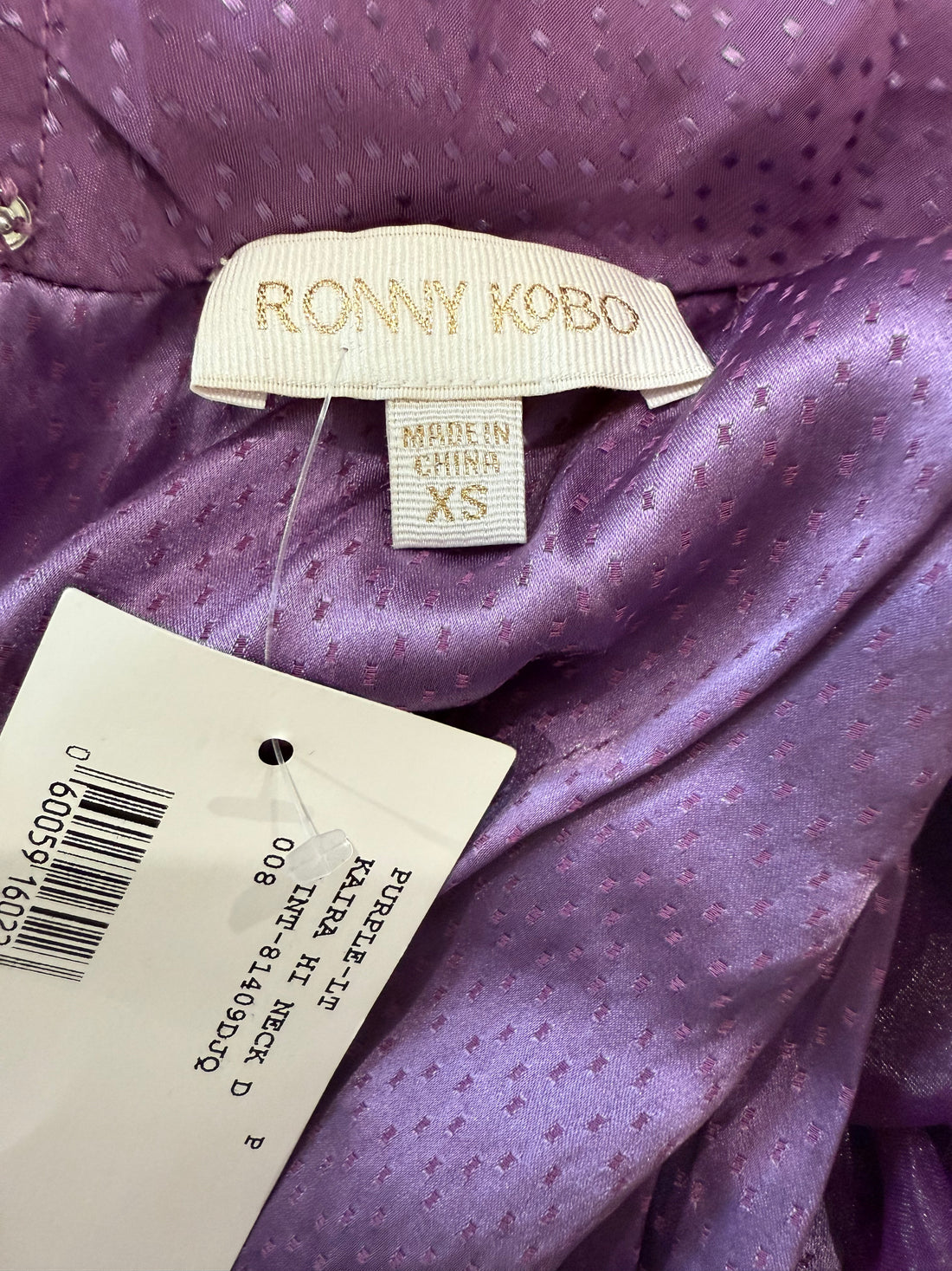 Ronny Kobo Kaira Halter Neck Dress- XS