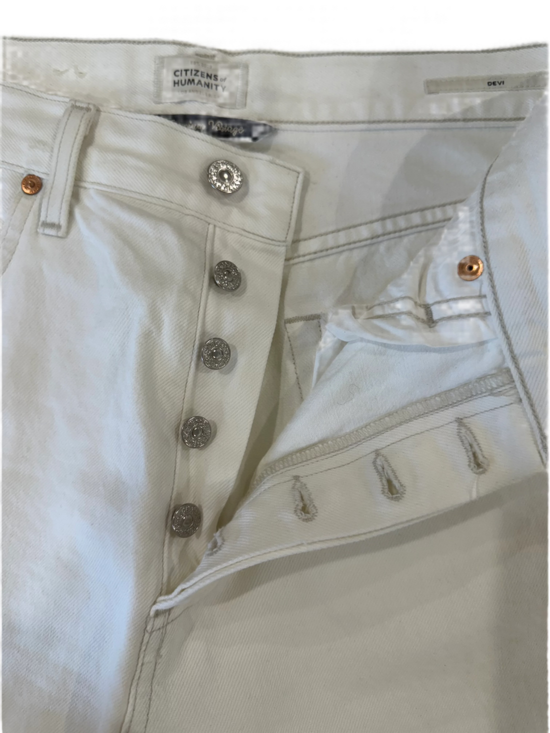 Citizens of Humanity Miro Relaxed Jean in Soft White- 28