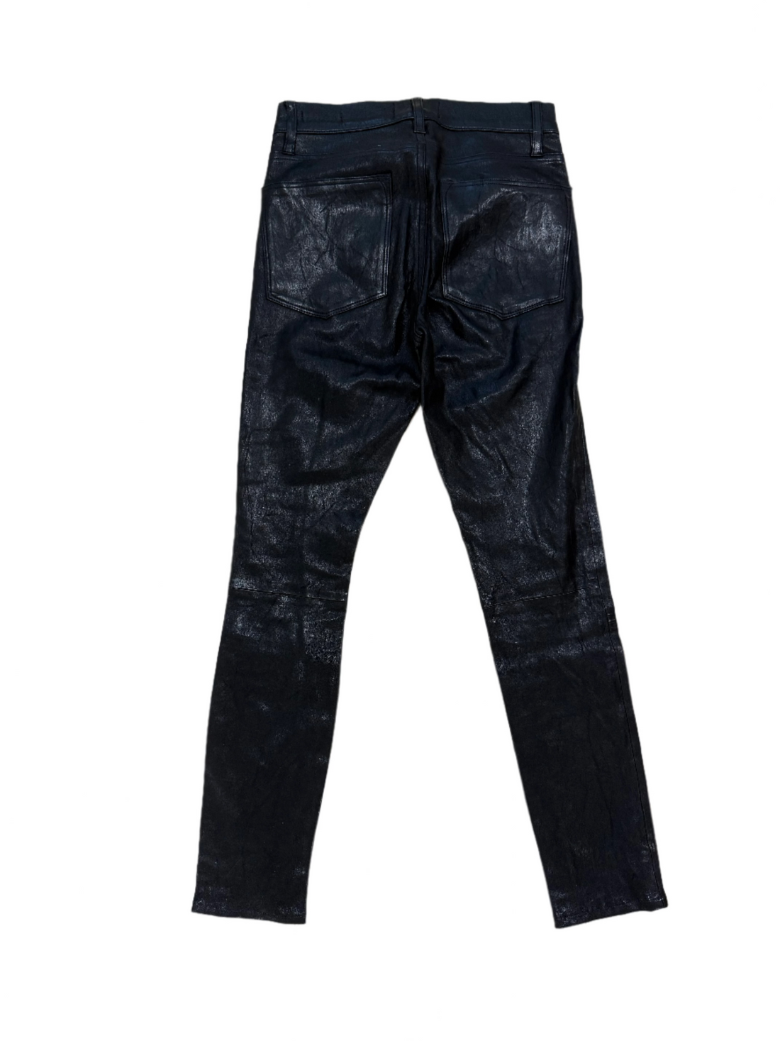 Frame Le Skinny De Jeanne Leather Pants In Black- 24