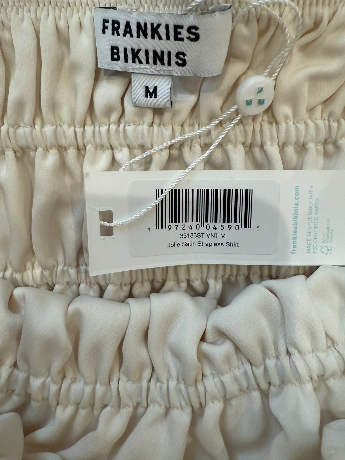 Frankies Bikinis Jolie Tube Top- M