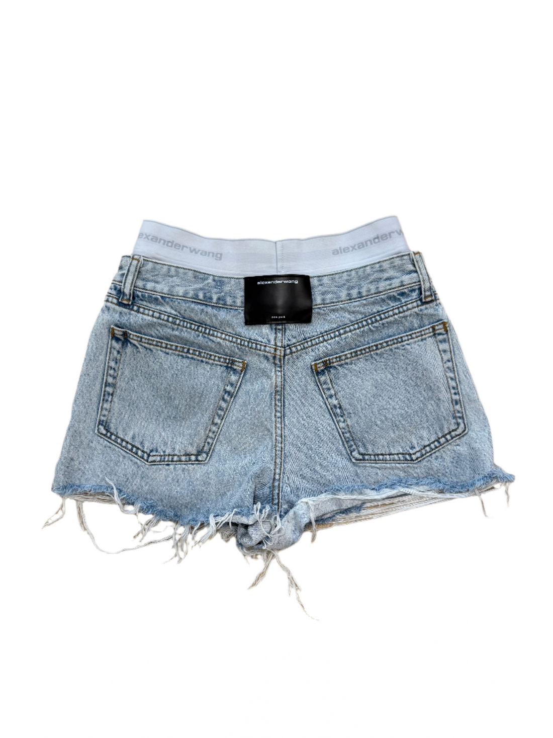 Alexander Wang High Rise Logo Short- 26