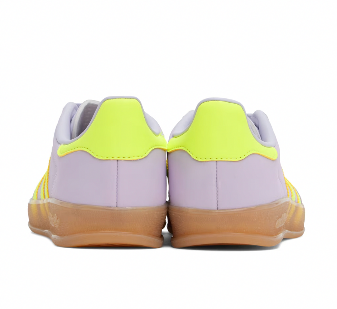 Adidas Originals Gazelle Indoor Magic Lavender/Yellow Women's- Size 8