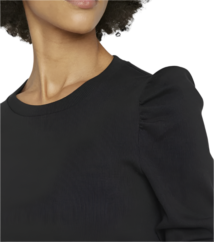 Veronica Beard Puff Sleeve Cotton Top - M