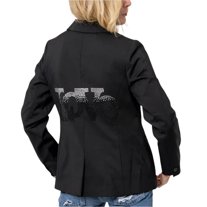 HipChick Crystals Ombre Love Blazer- 4