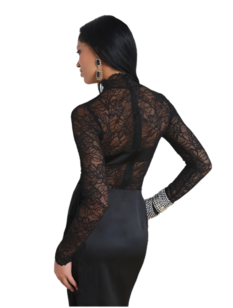 L’Agence Spritz Lace Bodysuit Black - XS