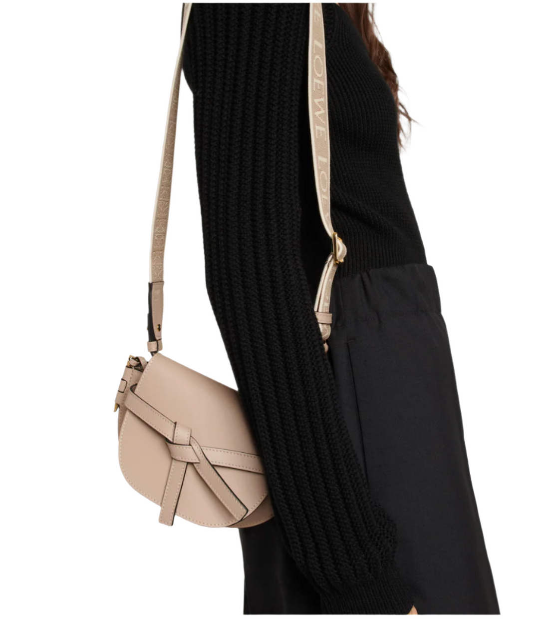 Loewe Gate Dual Mini Leather Shoulder Bag