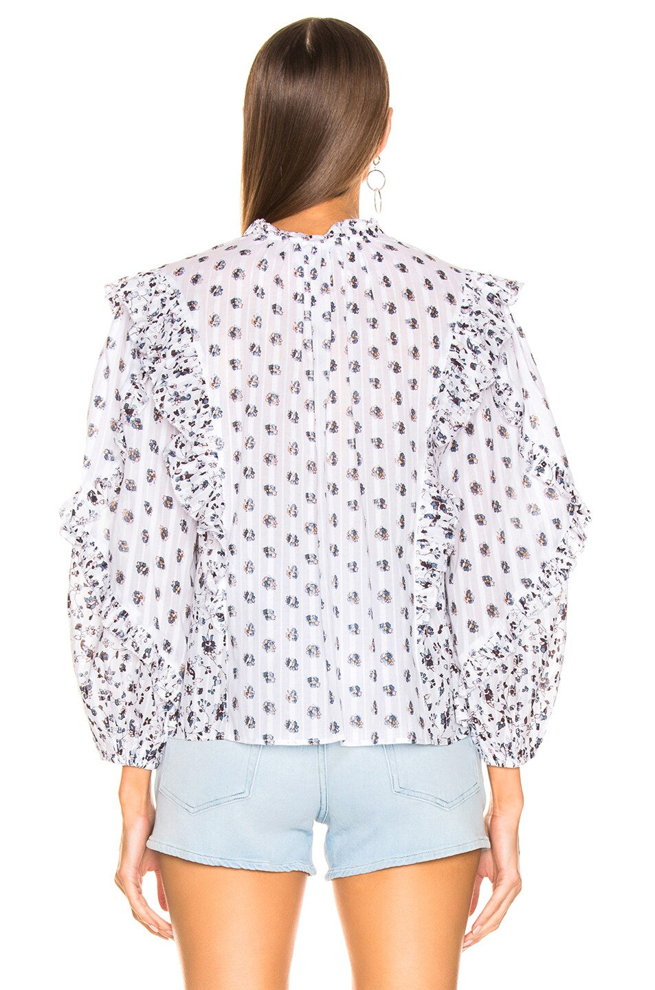 Ulla Johnson Kati Blouse in Blanc- S