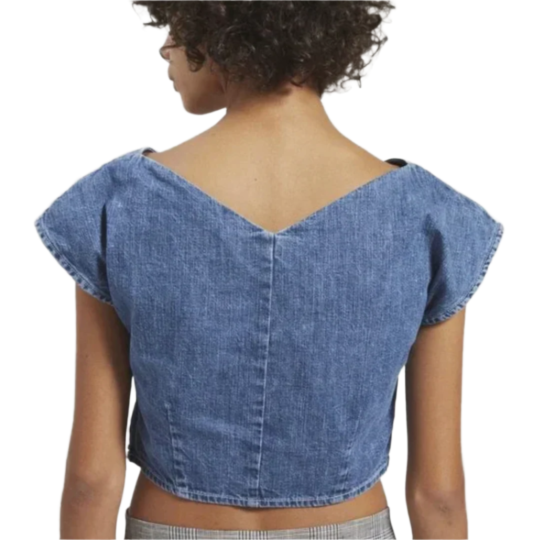 Rachel Comey Pier Denim Crop Top - 2