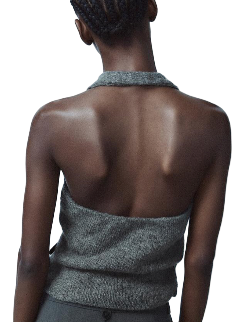 Zara Belted Halter Top - S