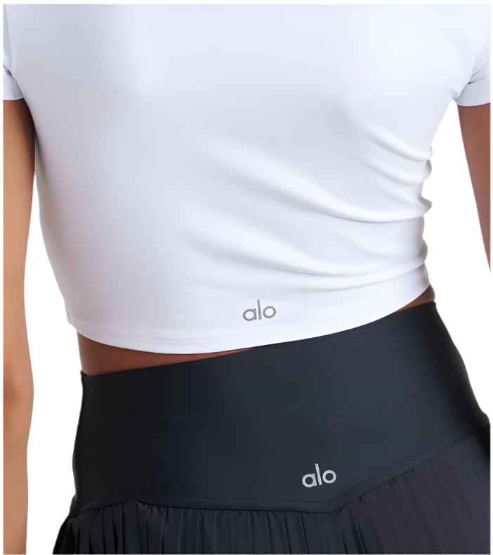 Alosoft Crop Finesse Short Sleeve - S