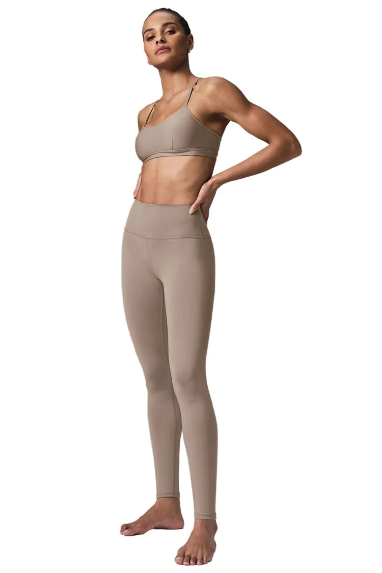 Alo High-Waist Airlift Legging Gravel - M