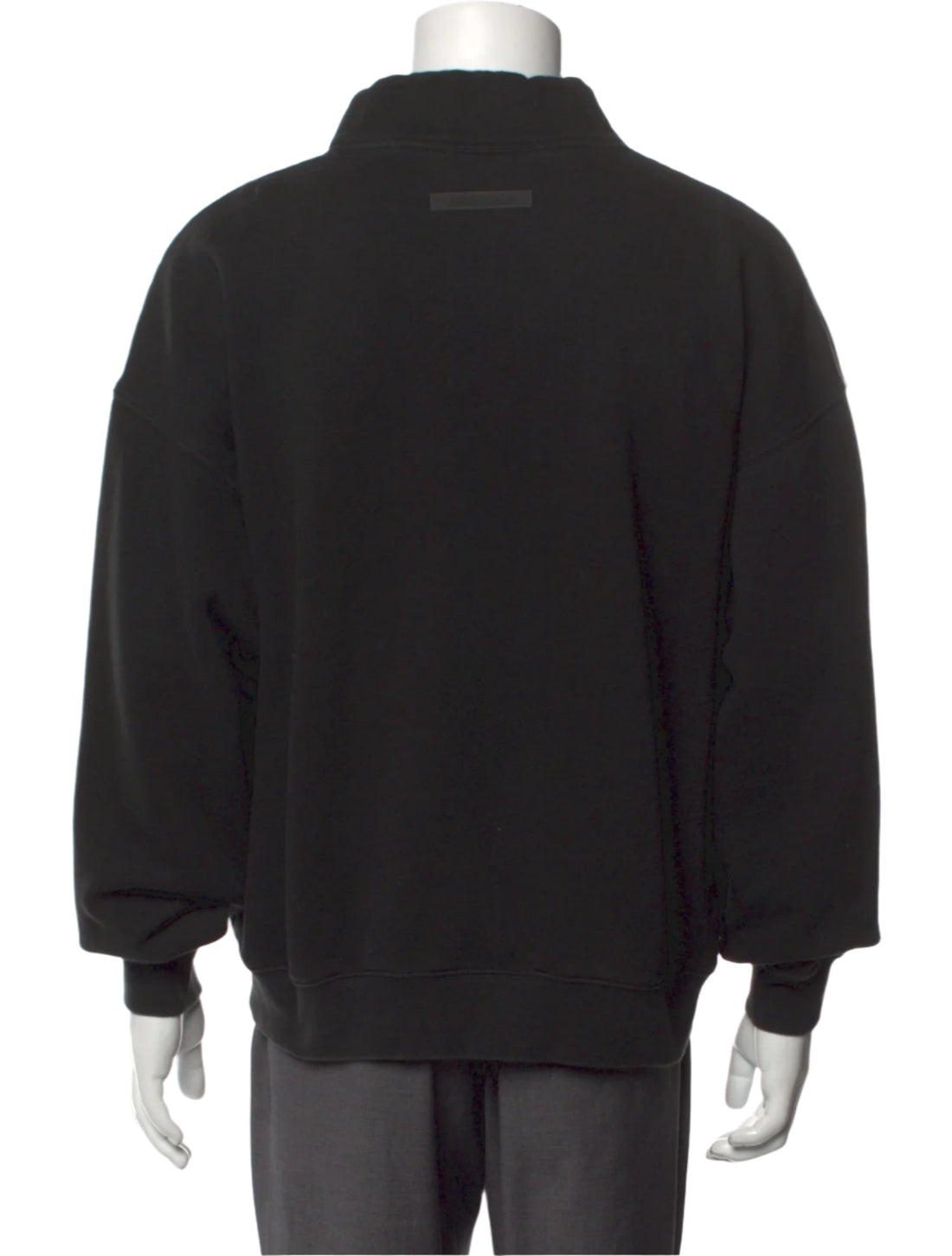 Essentials Logo Mockneck Graphic Print Sweatshirt - M