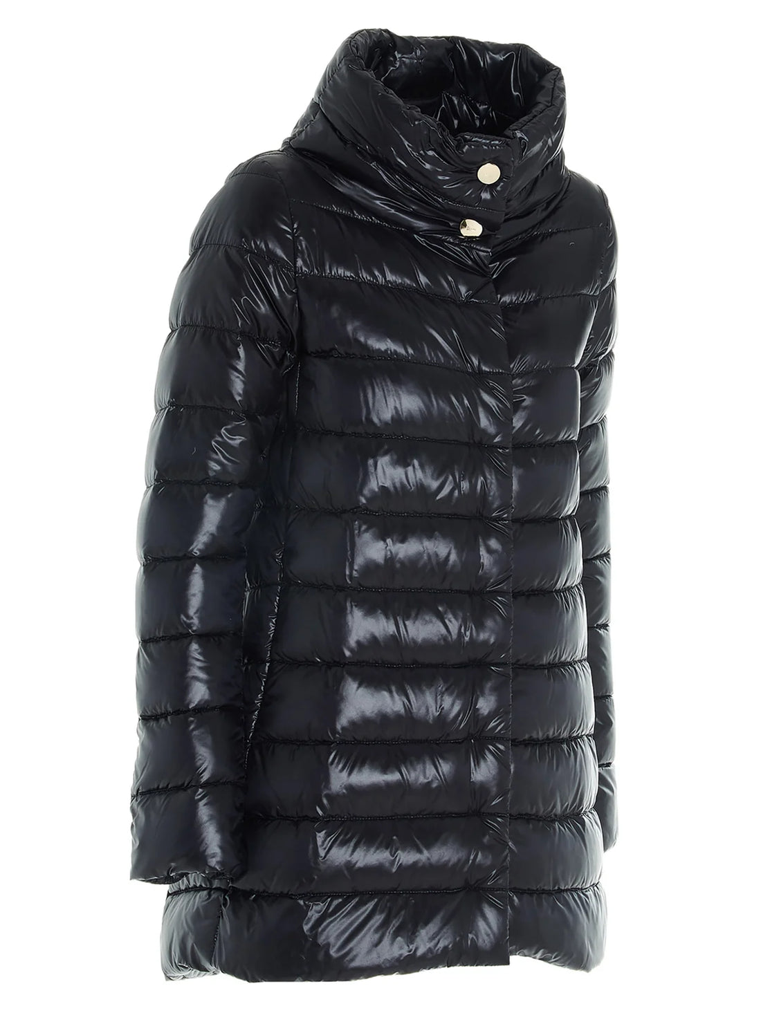 HERNO Iconico Amelia Black Puffer- Size 44