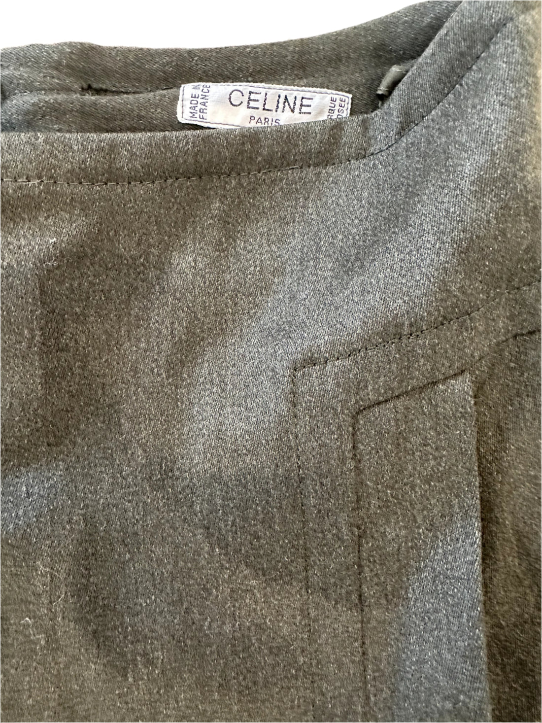 CELINE Wool Pleated Skirt- 36