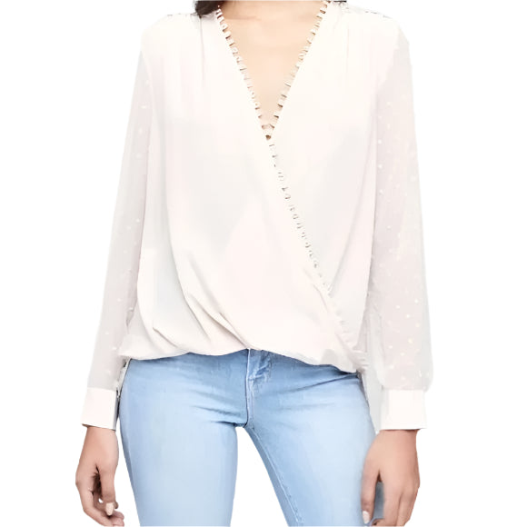 L'Agence Perry Fabric Blocked Blouse - XS