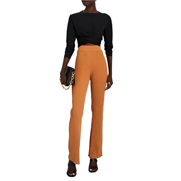 ALC Crew Neck Long Sleeve Crop Top- XS