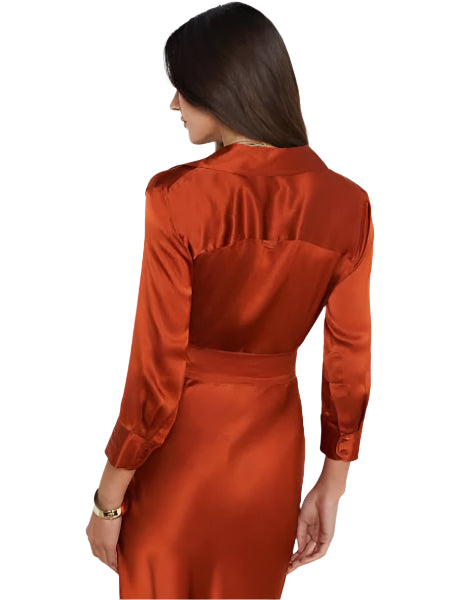 L'Agence Dani Button up Blouse Sienna - XS