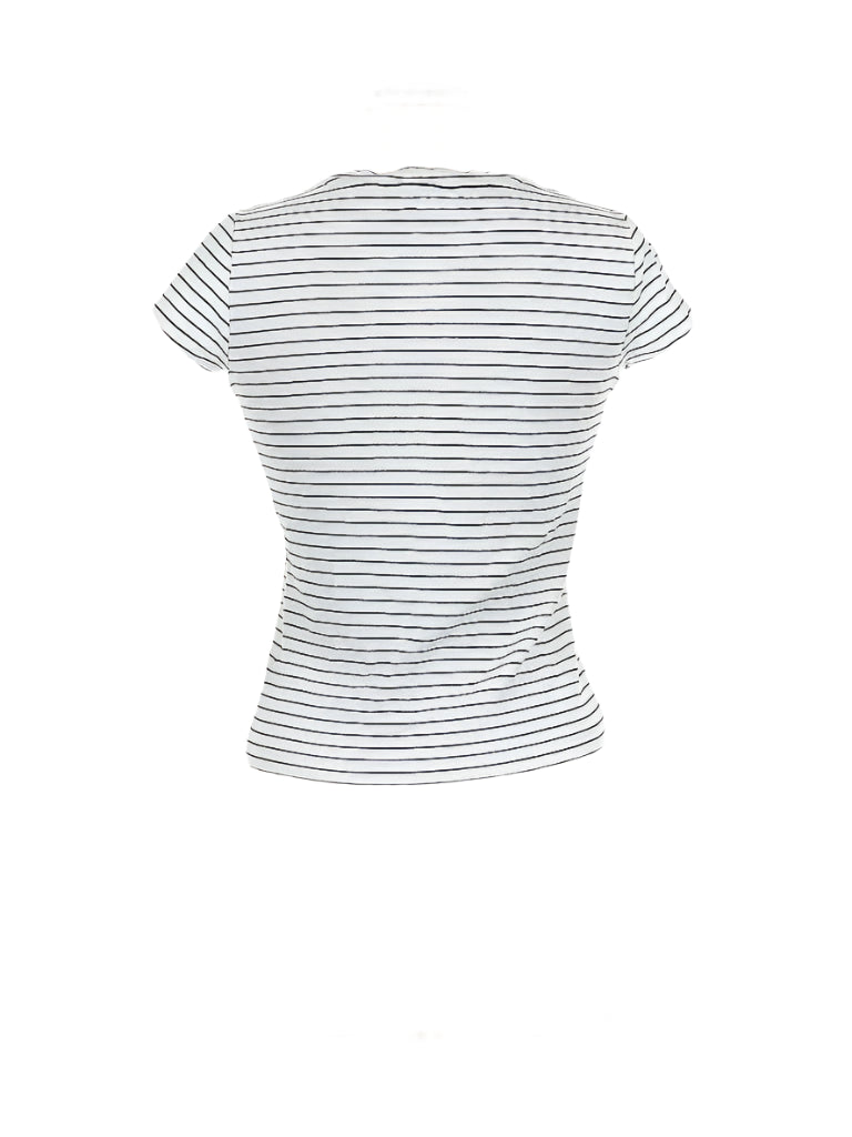 Club Monaco Stripped Tee - XS