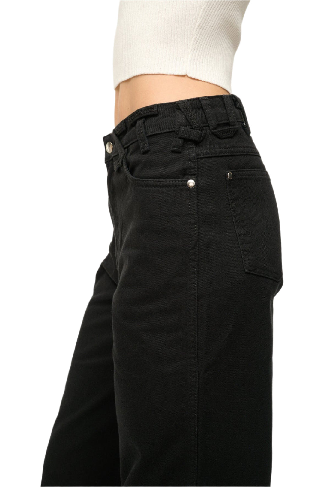 STAUD + WRANGLER THE LOOSE JEAN BLACK- 26X32