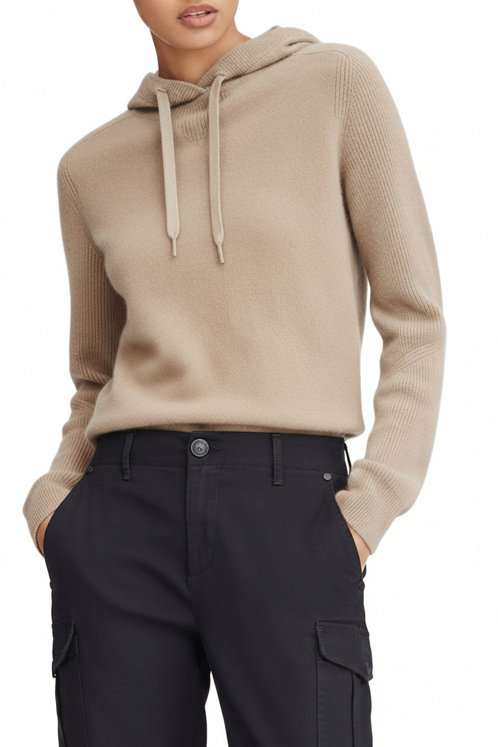 Rag &amp; Bone Logan Cashmere Mixed-knit Hoodie - XS