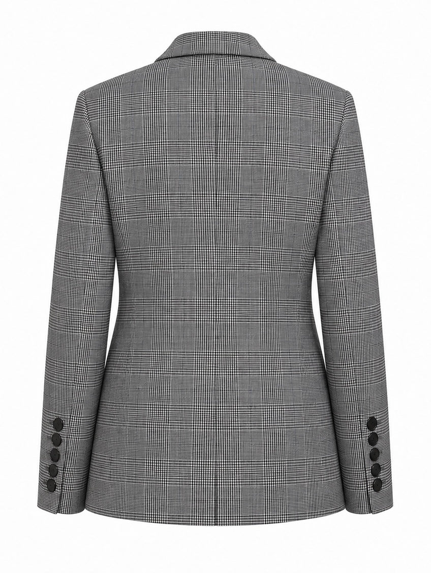 Nili Lotan Glen Plaid Tailored Blazer - 4
