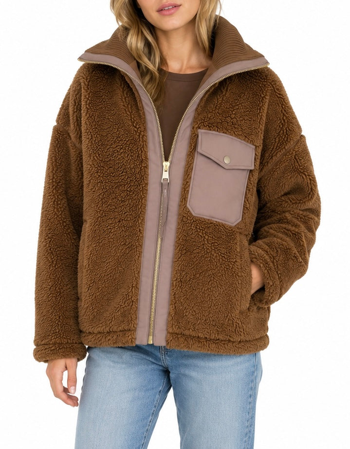 Varley Lowell Sherpa Jacket - M