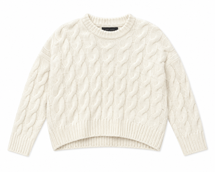 Jenni Kayne - Cable Serena Crew Neck Sweater - M