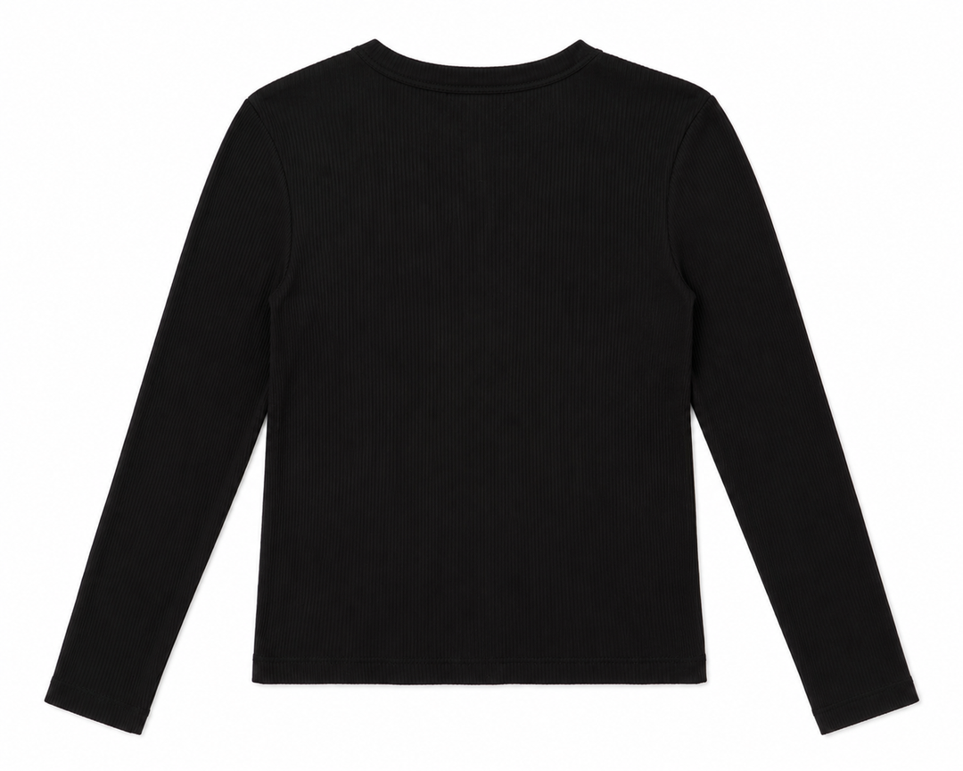 Pistola - Bailey Long Sleeve Ribbed Top - M