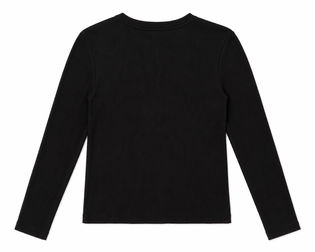 Pistola - Bailey Long Sleeve Ribbed Top - M