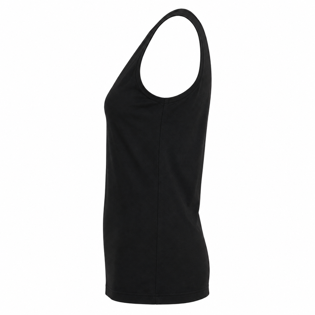 Smoothez Black V-Neck Tank Top - M