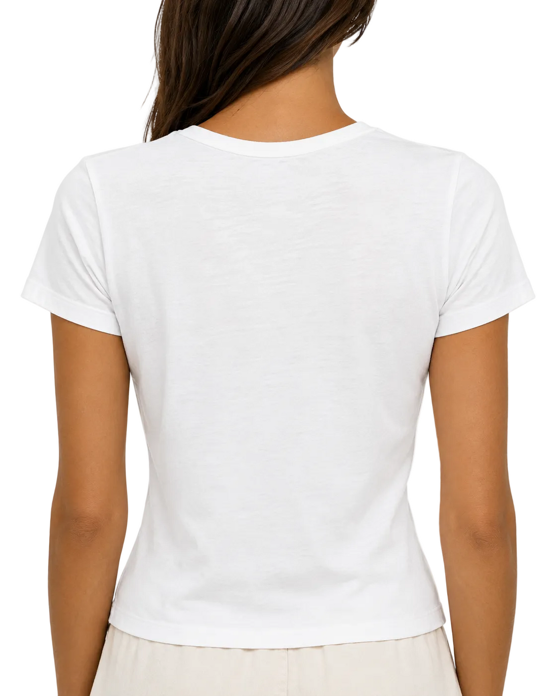 Jenni Kayne White Cotton Tee - M