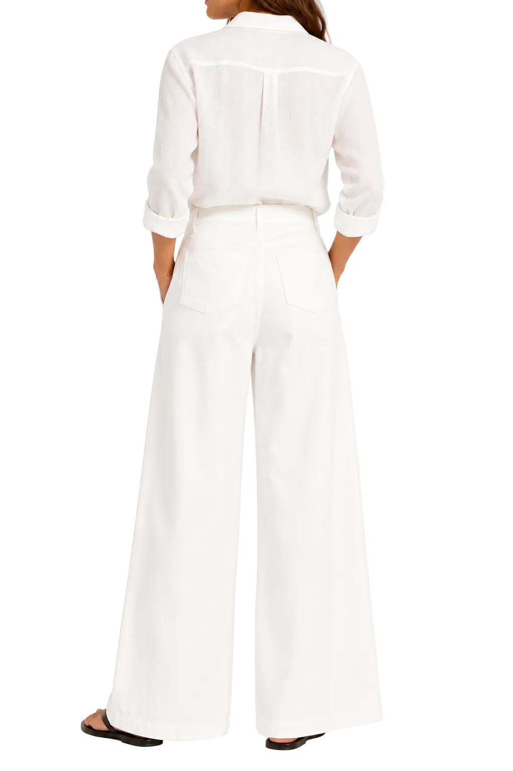 Rag & Bone Sofie Wide Leg Linen Pants - 0