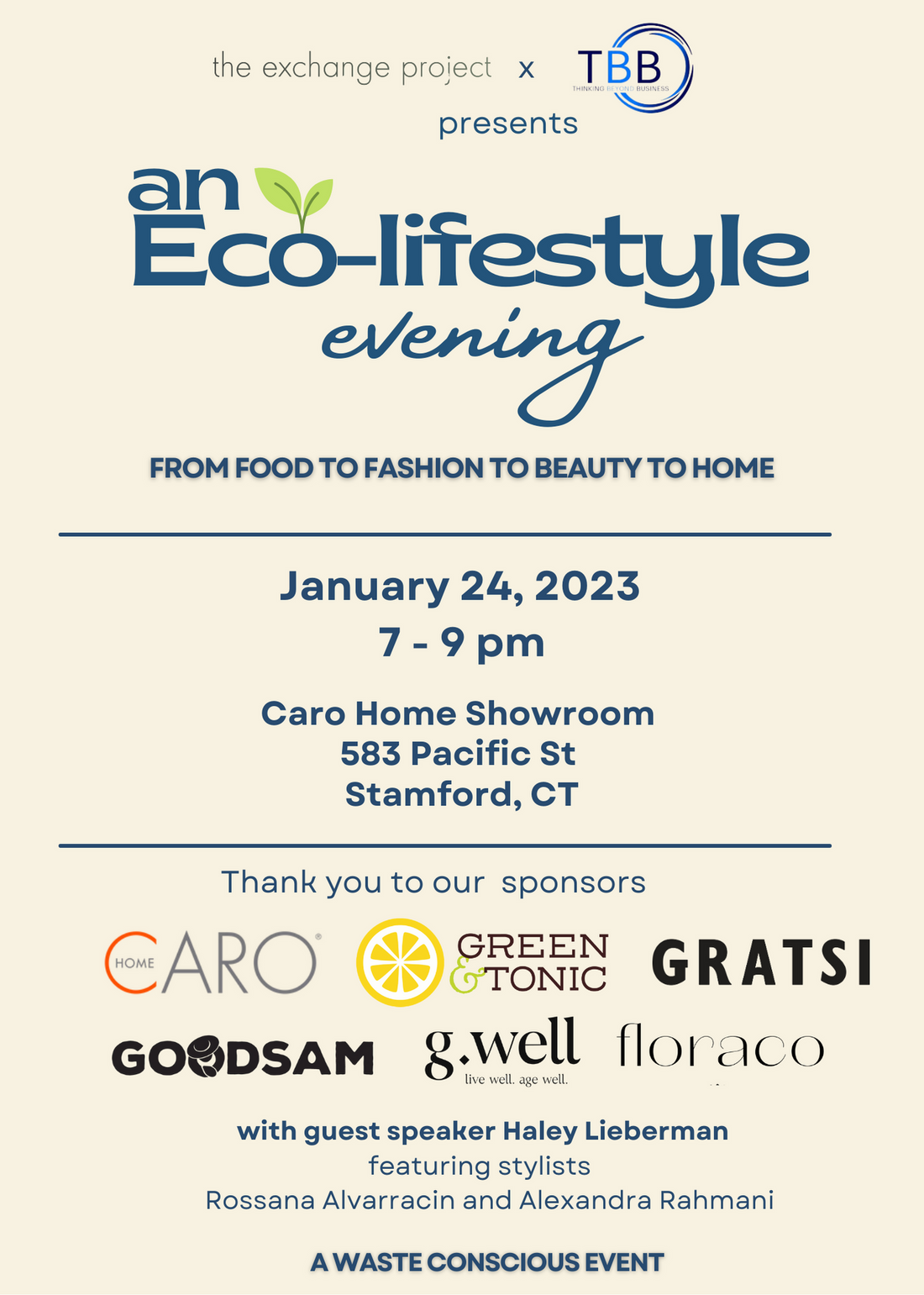 An Eco-Lifestyle Evening - Stamford, CT
