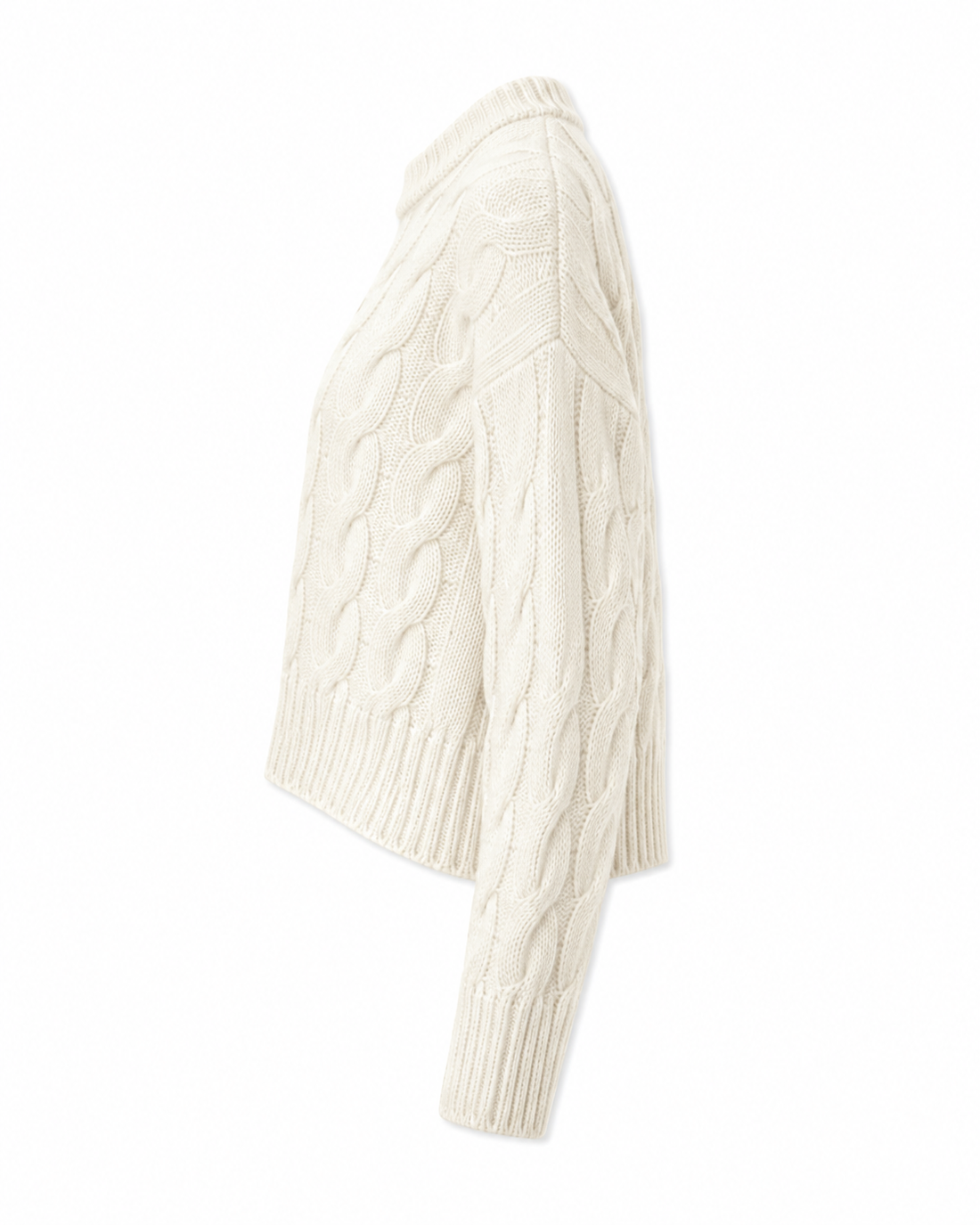 Jenni Kayne - Cable Serena Crew Neck Sweater - M
