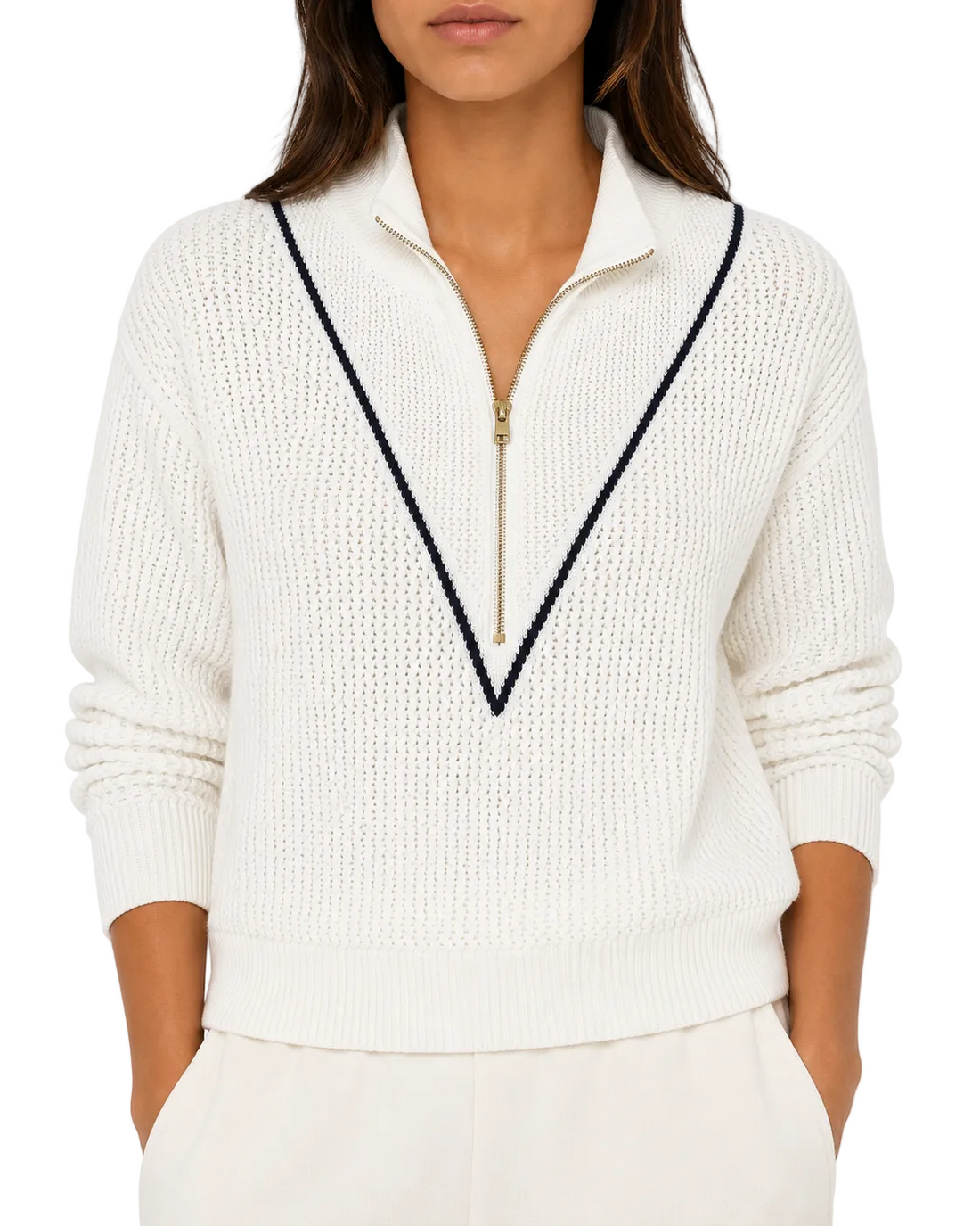 Varley Calva Half Zip Knit - S