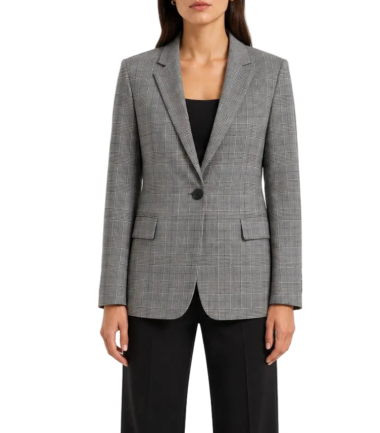 Nili Lotan Glen Plaid Tailored Blazer - 4