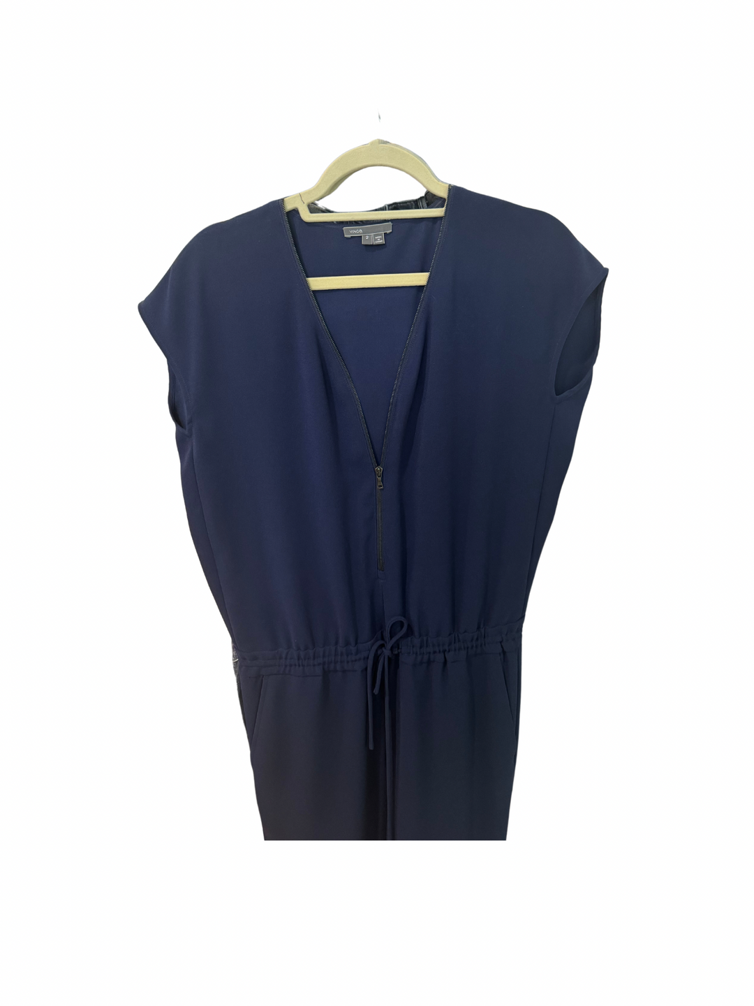 Vince Navy Zipper Jumpsuit- Size 2