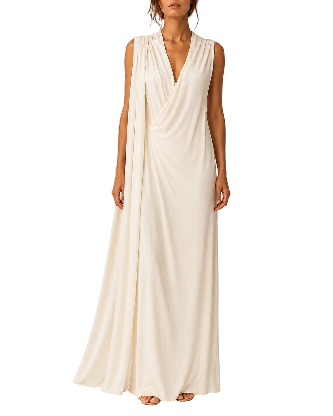 Toteme Overlapped Scarf Dress - M