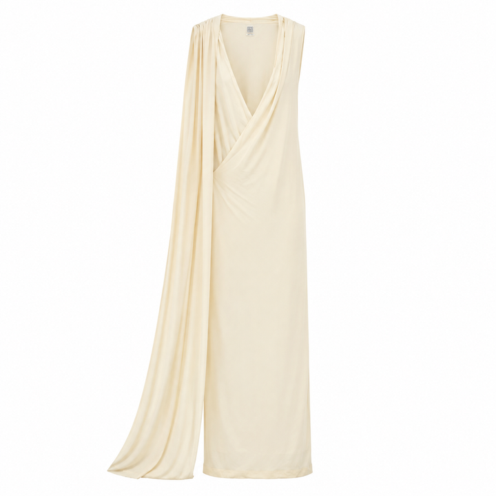 Toteme Overlapped Scarf Dress - M