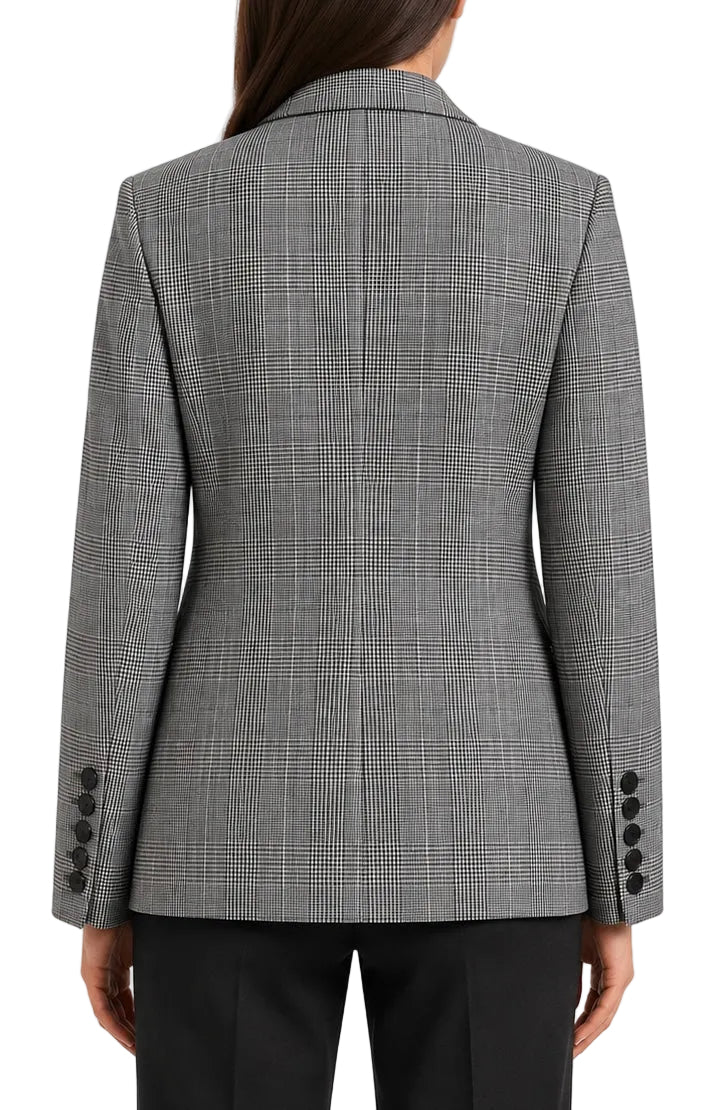 Nili Lotan Glen Plaid Tailored Blazer - 4