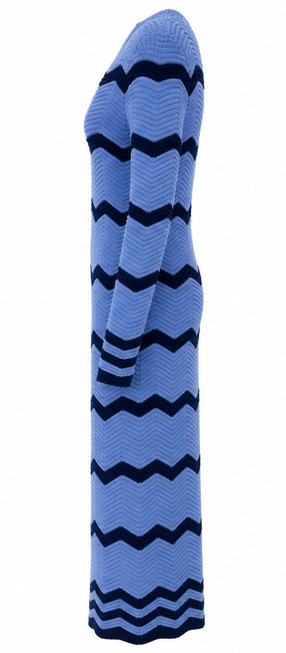 Hyacinth House Callan Knit Midi Dress - XXS