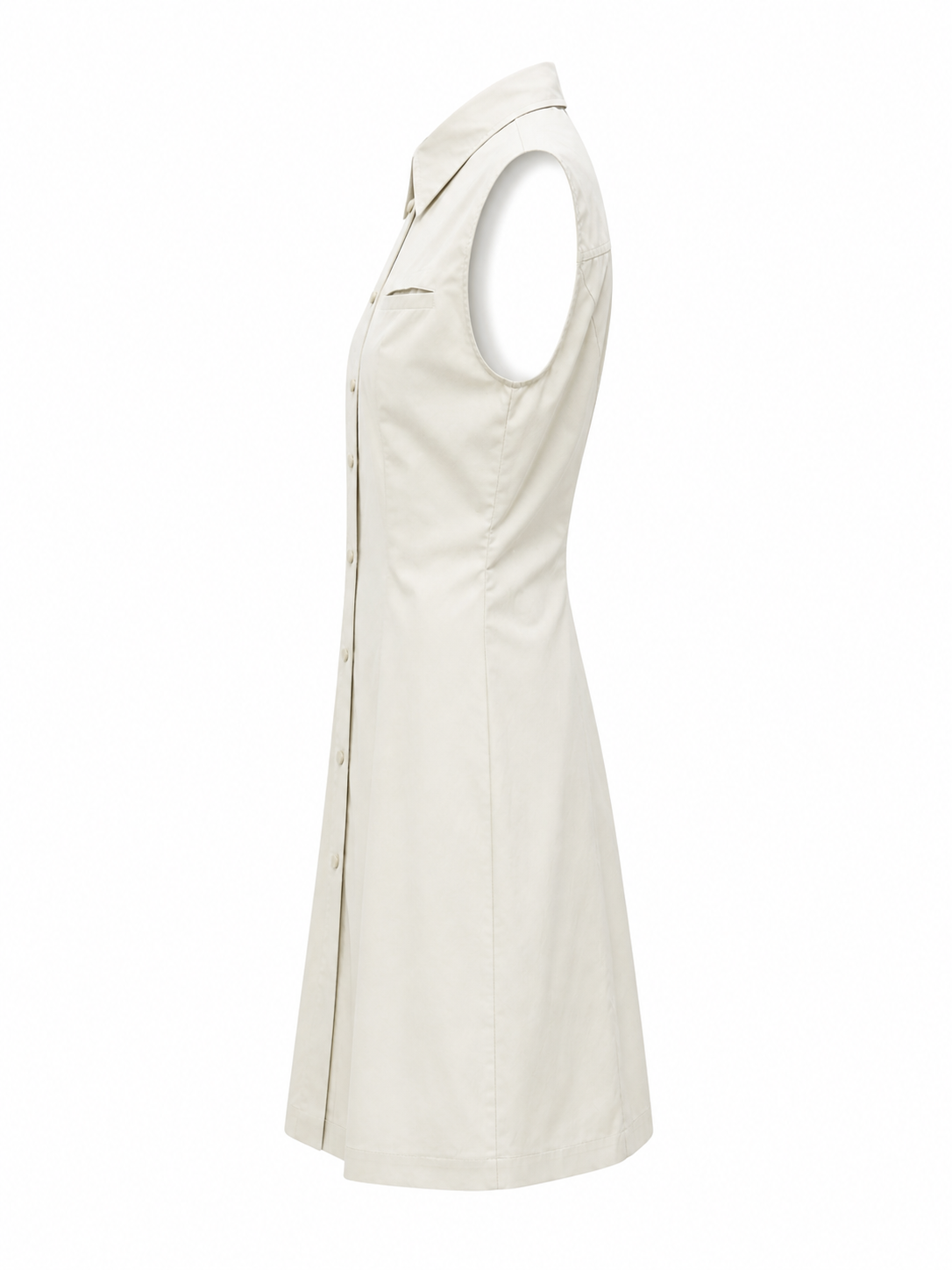 Bottega Veneta Spring 2020 Sleeveless Shirt Dress - 40