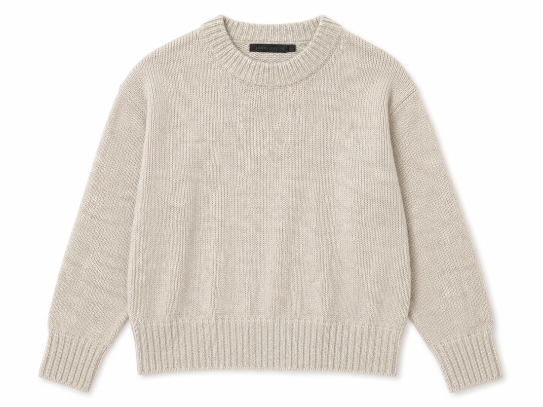 Jenni Kayne - Baby Alpaca Crew neck Sweater - M